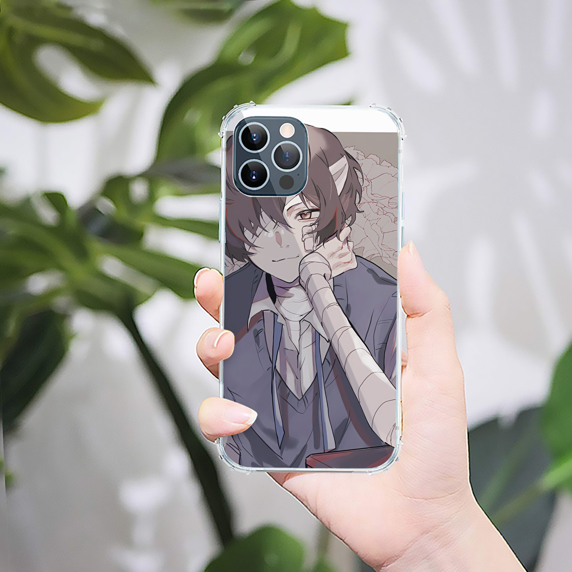（画像用） 文豪ストレイドッグス Bungo Stray Dogs 【iPhone 12シリーズ対応】透明スマホケース（クリアソフトケース）
